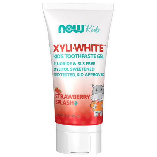 XyliWhite Kids Toothpaste Gel Strawberry Splash 3 oz by Now Foods