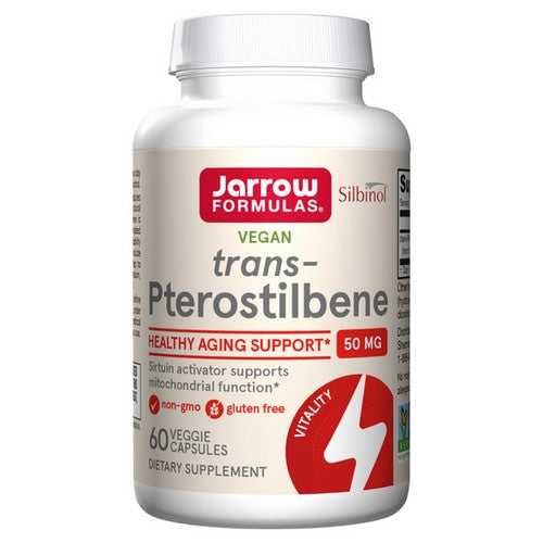Trans Pterostilbene 60 Veggie Capsules by Jarrow Formulas