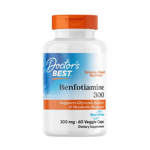 Benfotiamine 300 With Benfopure 60 Veggie Caps by Doctors Best