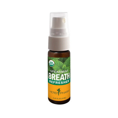 Breath Refresher Spearmint 0.47 Oz by Herb Pharm