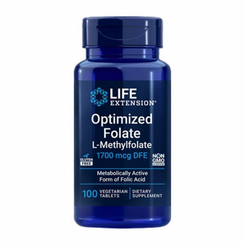 Optimized Folate 100 Tabs by Life Extension