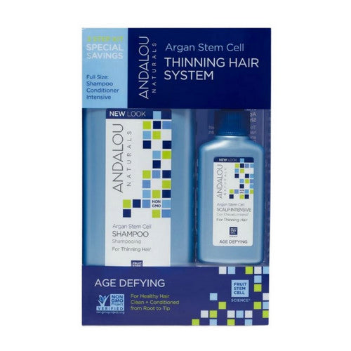 Argan Stem Cell Age Defying Thinning Hair System 3 CT by Andalou Naturals