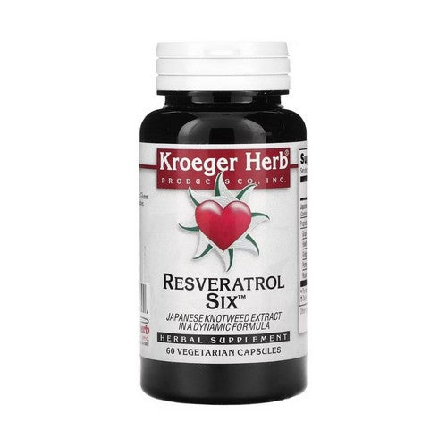 Resveratrol Six 60 Veg Caps by Kroeger Herb