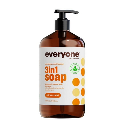 3 In 1 Soap Citrus And Mint 32 Oz by EO Products
