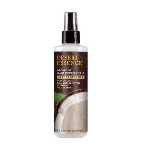 Coconut Hair Defrizzer and Heat Protector 8.5 OZ by Desert Essence