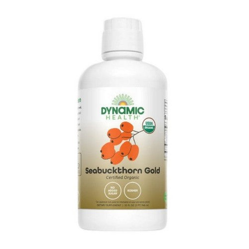 Organic Certified Sea Buckthorn Gold 32 oz by Dynamic Health Laboratories