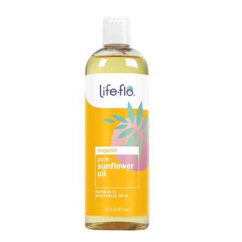 Pure Sunflower Oil 16 oz by Life-Flo