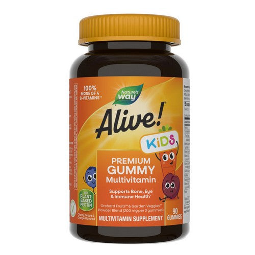 Alive! Premium Kids Gummy Multivitamin 90 gummies by Nature's Way