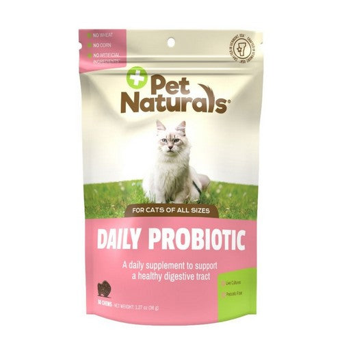 Daily Probiotic For Cats 30 Chews by Pet Naturals of Vermont