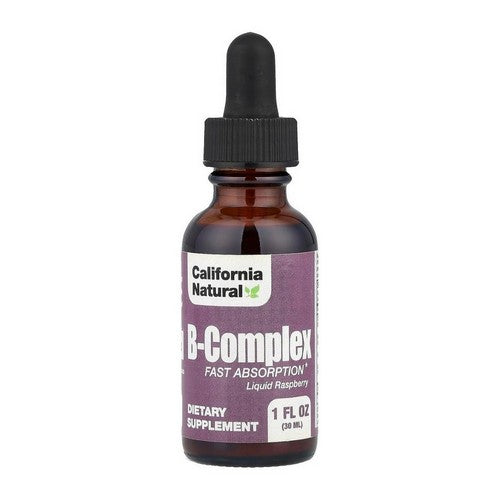 B-Complex Raspberry 1 oz by California Natural Vitamins