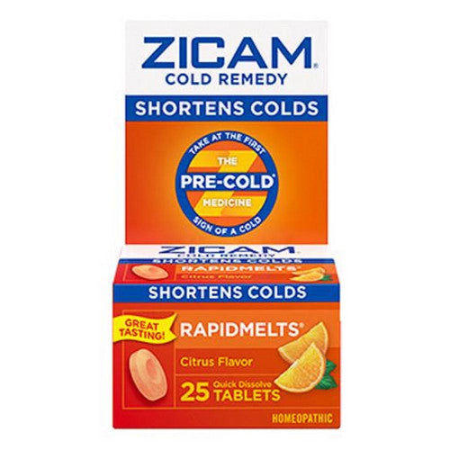 Cold Remedy Rapidmelts Citrus 25 Count by Zicam