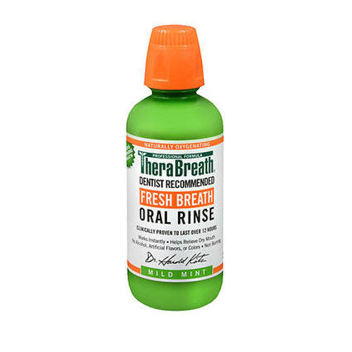 Fresh Breath Oral Rinse Mild Mint 16 Oz by Therabreath